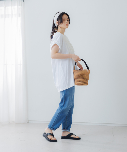 collex（コレックス）の「【TARANGO】 ワンハンドルカゴバッグ(plain)（かごバッグ・レディース・ブラック・フリー）」の18枚目の写真