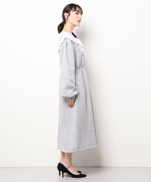 DAIS-Y（デイジー）の「レース襟スウェットワンピース（ワンピース・レディース・グレー/ライトグレー/ブラック・FREE）」の22枚目の写真