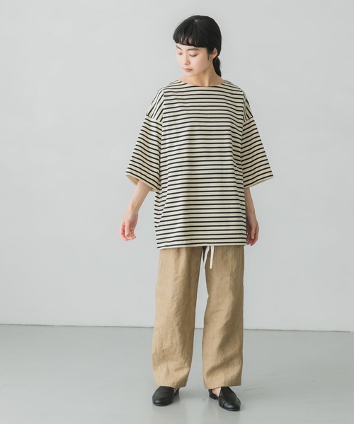かぐれ / かぐれ シフォン天竺7分袖カットソー かぐれ｜シフォン天竺7分袖カットソー | Rakuten Fashion(楽天