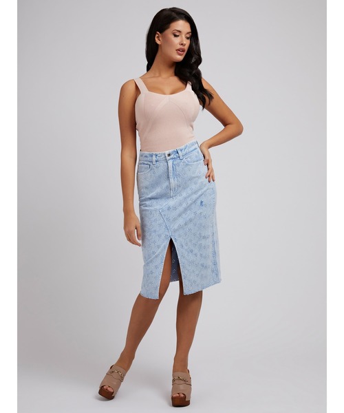 Guess（ゲス）の「Eco Sacha Sweater Top（その他トップス・レディース・ピンク/ホワイト・SMALL/MEDIUM/X-SMALL）」の7枚目の写真