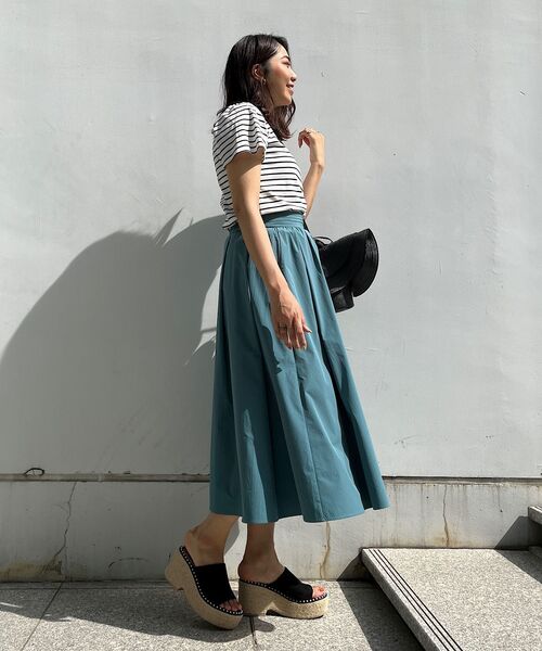 couture brooch(クチュールブローチ)の「◆【カラバリ豊富♪】洗える/ふわっとハリ感 ボリュームスカート(スカート・レディース・ブラウン系その他2/ライトパープル/モスグリーン/ネイビー/ダークオレンジ/カーキ・40/36/38/34/42)」の17枚目の写真