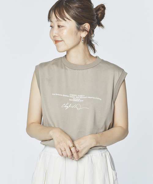 完売JANE SMITHフォトTシャツ ベージュ plage セール】【JANE SMITH/ジェーンスミス】 GIRL