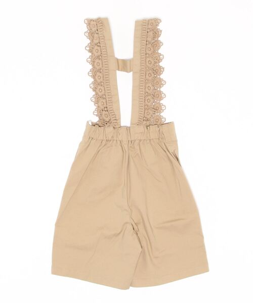 Will Mery（ウイルメリィ）の「サスペンダー付6分丈ハーフパンツ（その他パンツ・キッズ・ベージュ・110/120/80/130/95/90/100）」の2枚目の写真