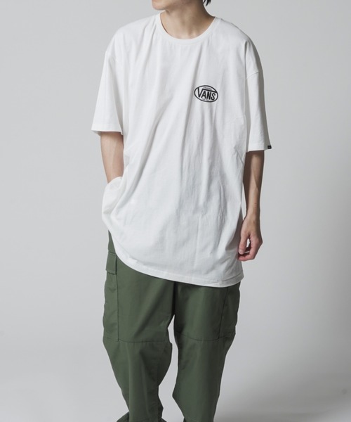 VANS(バンズ)の「【VANS】ビッグシルエットバックプリントTシャツ SKETCH DROP V SS(Tシャツ/カットソー・メンズ・ホワイト/ブラック・S/L/M/XL)」の14枚目の写真