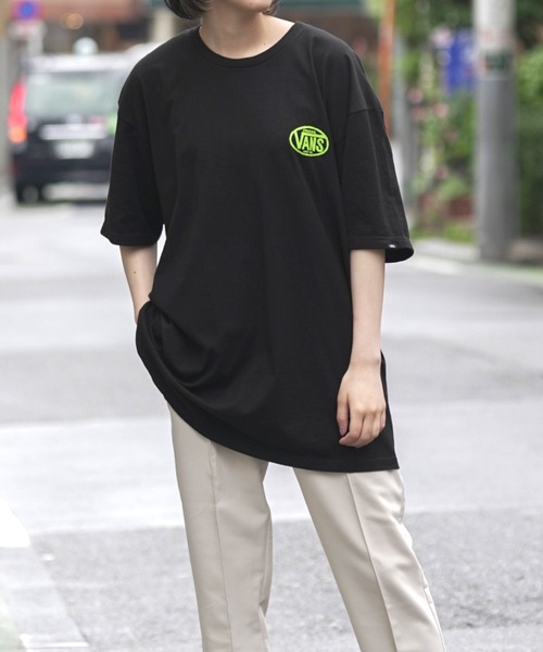 VANS(バンズ)の「【VANS】ビッグシルエットバックプリントTシャツ SKETCH DROP V SS(Tシャツ/カットソー・メンズ・ホワイト/ブラック・S/L/M/XL)」の16枚目の写真