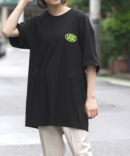 VANS(バンズ)の「【VANS】ビッグシルエットバックプリントTシャツ SKETCH DROP V SS(Tシャツ/カットソー・メンズ・ホワイト/ブラック・S/L/M/XL)」の10枚目の写真