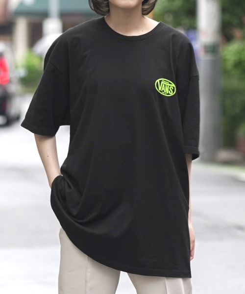 VANS(バンズ)の「【VANS】ビッグシルエットバックプリントTシャツ SKETCH DROP V SS(Tシャツ/カットソー・メンズ・ホワイト/ブラック・S/L/M/XL)」の9枚目の写真