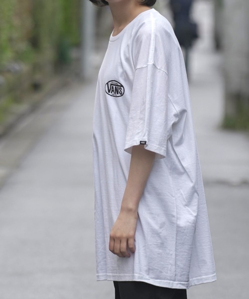 VANS(バンズ)の「【VANS】ビッグシルエットバックプリントTシャツ SKETCH DROP V SS(Tシャツ/カットソー・メンズ・ホワイト/ブラック・S/L/M/XL)」の7枚目の写真