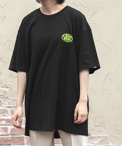 VANS(バンズ)の「【VANS】ビッグシルエットバックプリントTシャツ SKETCH DROP V SS(Tシャツ/カットソー・メンズ・ホワイト/ブラック・S/L/M/XL)」の3枚目の写真