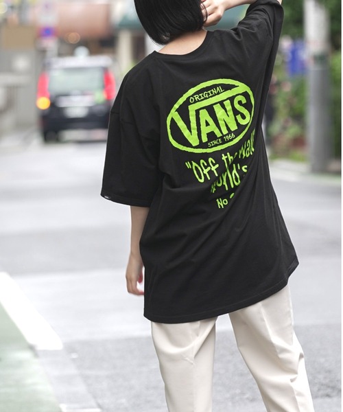 【VANS】バックグラフィック 半袖 Tシャツ ブラック / 送料無料 VANS P最大18倍7/29-30限定 バンズTシャツ メンズ 半袖 ブラック