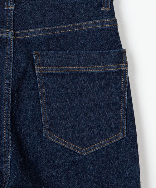 DuKKah(デュカ)の「Dukkah/【低身長向け】ピンタックデニムフレアパンツ(デニムパンツ・レディース・インディゴブルー/ブラック・X-SMALL/SMALL)」の14枚目の写真