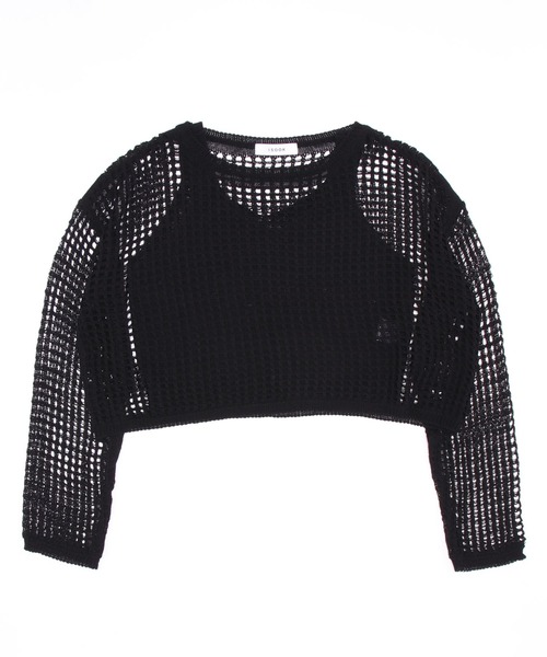 ISOOK（アイスー）の「【ZOZOTOWN限定】Mesh summer knit  set / メッシュサマーニットセット（ニット/セーター・レディース・ブラック/モカ・FREE）」の21枚目の写真