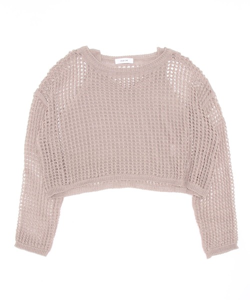 ISOOK（アイスー）の「【ZOZOTOWN限定】Mesh summer knit  set / メッシュサマーニットセット（ニット/セーター・レディース・ブラック/モカ・FREE）」の22枚目の写真