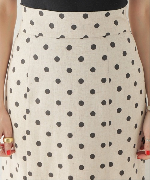 ■専用■美品 ジョゼフ 4,2万 ベルギーリネン100% マキシスカート セール】リネンレーヨンドットマキシスカート（スカート）｜U by