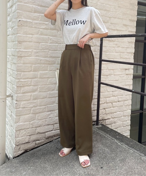 COLONY 2139（コロニートゥーワンスリーナイン）の「メッセージロゴTシャツ / Mellow（Tシャツ/カットソー・レディース・ホワイト/アイボリー/ピンク・FREE）」の7枚目の写真