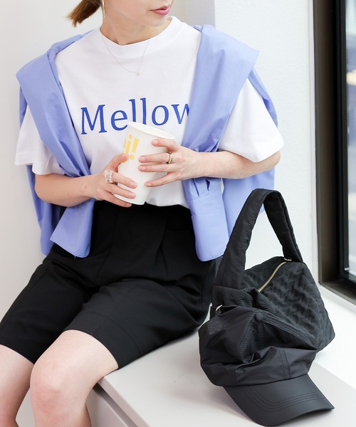 COLONY 2139（コロニートゥーワンスリーナイン）の「メッセージロゴTシャツ / Mellow（Tシャツ/カットソー・レディース・ホワイト/アイボリー/ピンク・FREE）」の9枚目の写真