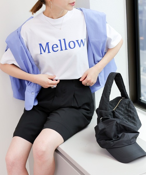COLONY 2139（コロニートゥーワンスリーナイン）の「メッセージロゴTシャツ / Mellow（Tシャツ/カットソー・レディース・ホワイト/アイボリー/ピンク・FREE）」の11枚目の写真