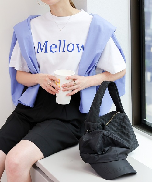 COLONY 2139（コロニートゥーワンスリーナイン）の「メッセージロゴTシャツ / Mellow（Tシャツ/カットソー・レディース・ホワイト/アイボリー/ピンク・FREE）」の10枚目の写真