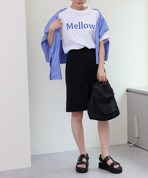 COLONY 2139（コロニートゥーワンスリーナイン）の「メッセージロゴTシャツ / Mellow（Tシャツ/カットソー・レディース・ホワイト/アイボリー/ピンク・FREE）」の14枚目の写真