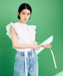 ADAM ET ROPE' | フリルセットTシャツ(Tシャツ/カットソー)