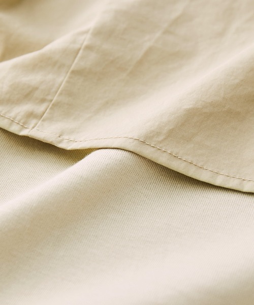 ADAM ET ROPE'（アダムエロペ）の「フリルセットTシャツ（Tシャツ/カットソー・レディース・ブラック/ホワイト/ベージュ・FREE）」の9枚目の写真