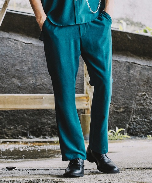 NO ID.（ノーアイディ）の「【NO ID.】Washer Flare Pants / ワッシャー フレア パンツ（その他パンツ・メンズ・ブラック/ベージュ/グリーン/マスタード・1/2）」の3枚目の写真