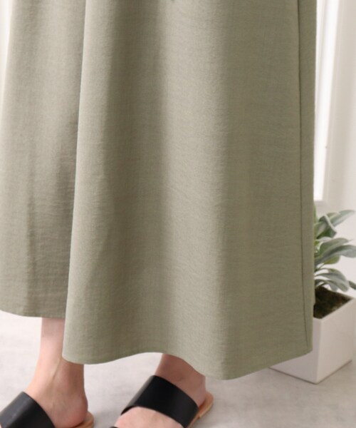 DRESKIP（ドレスキップ）の「◆麻調テントライン ノースリ－ブ ワンピース（ワンピース・レディース・チャコールグレー/カーキ/ライトベージュ・02/03）」の15枚目の写真