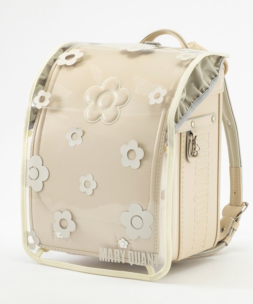 MARY QUANT（マリークワント）の「MARYQUANT(マリークヮント)ランダムフラワークリアランドセルカバー（ランドセル・キッズ・ミント/ライトピンク/ライトベージュ/ブラック/パープル・ONE SIZE）」の2枚目の写真