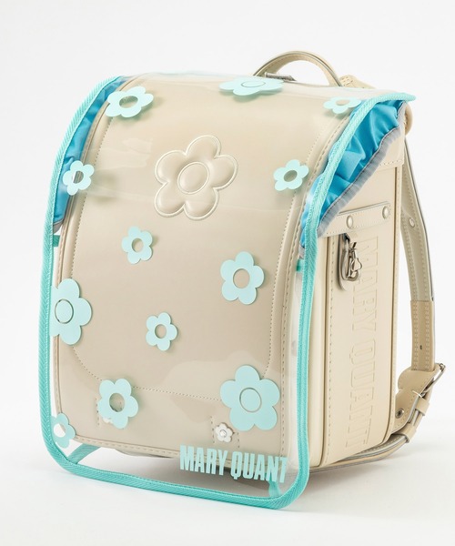 MARY QUANT（マリークワント）の「MARYQUANT(マリークヮント)ランダムフラワークリアランドセルカバー（ランドセル・キッズ・ミント/ライトピンク/ライトベージュ/ブラック/パープル・ONE SIZE）」の3枚目の写真
