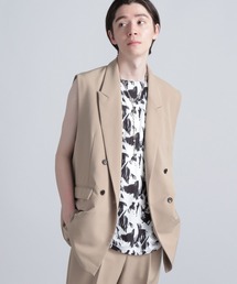 HARE | 【SETUP対応】テーラードジレベスト(HARE)(ベスト)