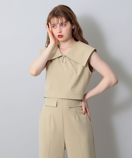 ME COUTURE（ミークチュール）の「セーラーセパレートオールインワン（その他パンツ・レディース・ライトグリーン/ピンクベージュ・1/0）」の16枚目の写真