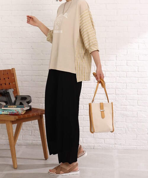 Cutie Blonde（キューティーブロンド）の「◆シアープリーツパンツ（その他パンツ・レディース・ブラック/キャメル/ライトベージュ/ライトブルー・02/03）」の15枚目の写真