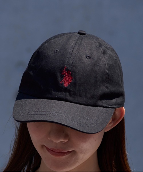 U.S. POLO ASSN.(ユーエスポロアッスン)の「【U.S. POLO ASSN.】classical baseball cap クラシカルツイル ベースボールキャップ/ローキャップ(キャップ・レディース・ホワイト系/ブラック系/ブラック系2/ベージュ系/グリーン系/グリーン系2/ネイビー系/ワイン系/ネイビー系2/グレー/サックスブルー・FREE)」の3枚目の写真
