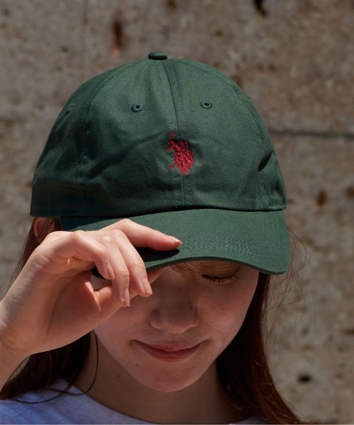 U.S. POLO ASSN.(ユーエスポロアッスン)の「【U.S. POLO ASSN.】classical baseball cap クラシカルツイル ベースボールキャップ/ローキャップ(キャップ・レディース・ホワイト系/ブラック系/ブラック系2/ベージュ系/グリーン系/グリーン系2/ネイビー系/ワイン系/ネイビー系2/グレー/サックスブルー・FREE)」の7枚目の写真