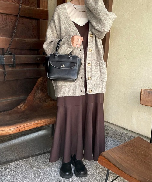 美品 OLEANA アルハンブラ 総柄 ニットカーディガン オルテガ柄ニットカーディガン/CRAFT STANDARD BOUTIQUE