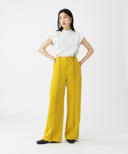 UNITED TOKYO（ユナイテッドトウキョウ）の「パレスシャインノースリーブカットソー（Tシャツ/カットソー・レディース・ホワイト/ブラック/グリーン・FREE）」の4枚目の写真