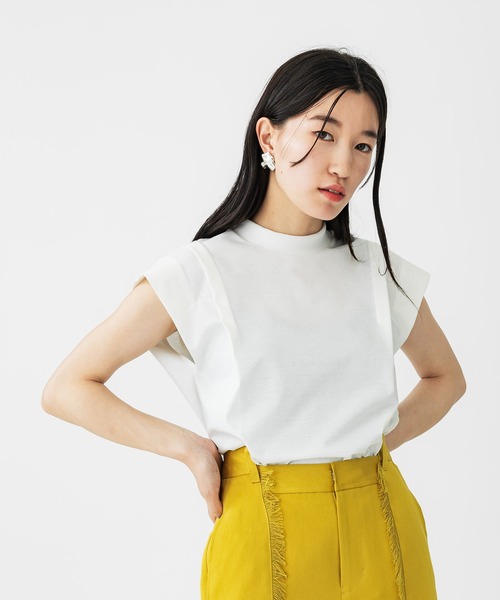 UNITED TOKYO（ユナイテッドトウキョウ）の「パレスシャインノースリーブカットソー（Tシャツ/カットソー・レディース・ホワイト/ブラック/グリーン・FREE）」の11枚目の写真