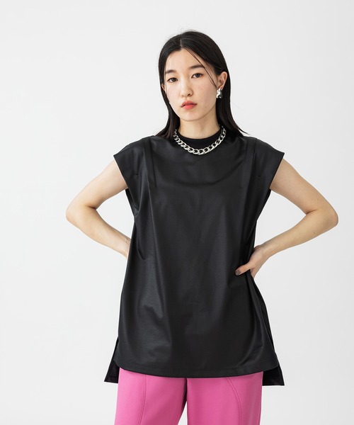 UNITED TOKYO（ユナイテッドトウキョウ）の「パレスシャインノースリーブカットソー（Tシャツ/カットソー・レディース・ホワイト/ブラック/グリーン・FREE）」の16枚目の写真