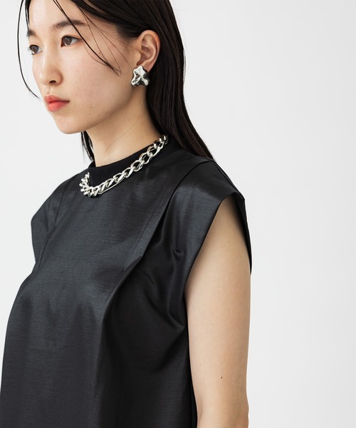 UNITED TOKYO（ユナイテッドトウキョウ）の「パレスシャインノースリーブカットソー（Tシャツ/カットソー・レディース・ホワイト/ブラック/グリーン・FREE）」の20枚目の写真