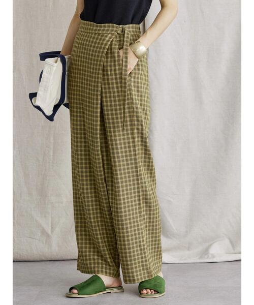 AMERICAN HOLIC(アメリカンホリック)の「リネンブレンドサイドベルトパンツ(その他パンツ・レディース・ブルー/ベージュ・L/S/M)」の19枚目の写真