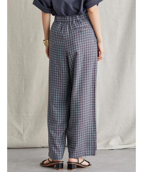 AMERICAN HOLIC(アメリカンホリック)の「リネンブレンドサイドベルトパンツ(その他パンツ・レディース・ブルー/ベージュ・L/S/M)」の14枚目の写真