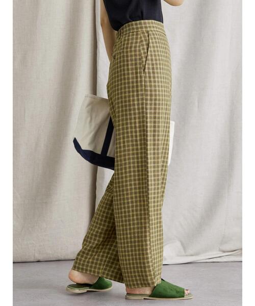 AMERICAN HOLIC(アメリカンホリック)の「リネンブレンドサイドベルトパンツ(その他パンツ・レディース・ブルー/ベージュ・L/S/M)」の22枚目の写真