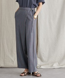 AMERICAN HOLIC | リネンブレンドサイドベルトパンツ(その他パンツ)