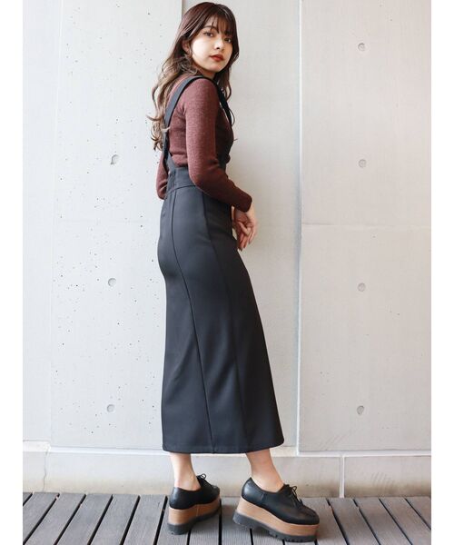 MURUA（ムルーア）の「アシメチャイナニット（ニット/セーター・レディース・ブラック/ブルー/アクア/ブラウン・FREE）」の19枚目の写真