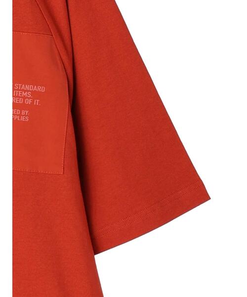 CRAFT STANDARD BOUTIQUE(クラフトスタンダードブティック)の「布帛切り替えTEE-C *(Tシャツ/カットソー・メンズ・グレイッシュベージュ/オフホワイト/レッド/マスタード・L/LL/M)」の18枚目の写真
