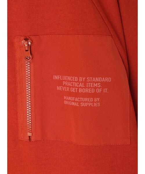 CRAFT STANDARD BOUTIQUE(クラフトスタンダードブティック)の「布帛切り替えTEE-C *(Tシャツ/カットソー・メンズ・グレイッシュベージュ/オフホワイト/レッド/マスタード・L/LL/M)」の21枚目の写真