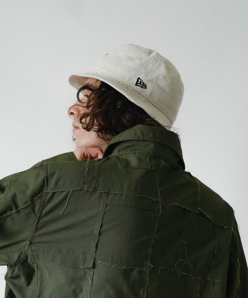 NEW ERA（ニューエラ）の「NEW ERA x MFC STORE LOGO BUCKET HAT（ハット・メンズ・ブラック/ベージュ/アイボリー・M/L/L/XL）」の5枚目の写真