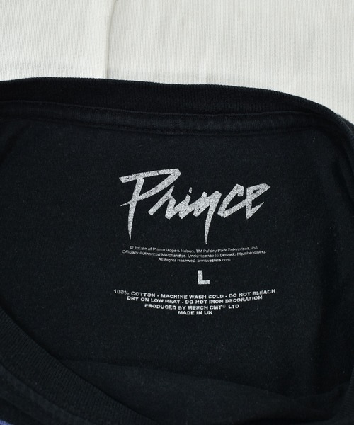 VINTAGE(ヴィンテージ)の「【ヴィンテージ古着】PRINCE / プリンス 'Purple Rain パープル・レイン' ロゴ プリントTシャツ(Tシャツ/カットソー・メンズ・ブラック・LARGE)」の3枚目の写真
