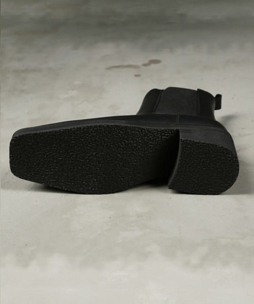 G.O.C（ジーオーシー）の「スクエア トゥー ヒール ブーツ（ブーツ・メンズ・ブラック・SMALL/MEDIUM/LARGE）」の9枚目の写真