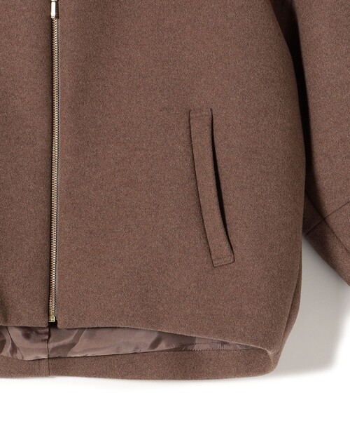 SHIPS(シップス)の「〈手洗い可能〉コクーンジップブルゾン 22FW◇(ブルゾン・レディース・ホワイト/ライトグレー/ブラウン/ダークグレー/ナチュラル・ONE SIZE)」の19枚目の写真